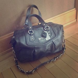 Coach Pewter Satchel